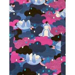 Disney Eeyore Nurse Scrub Top XL/XG  52%  Polyester Resin